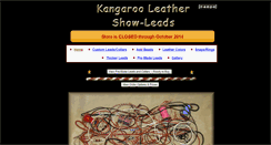 Desktop Screenshot of kangarooleatherleads.com